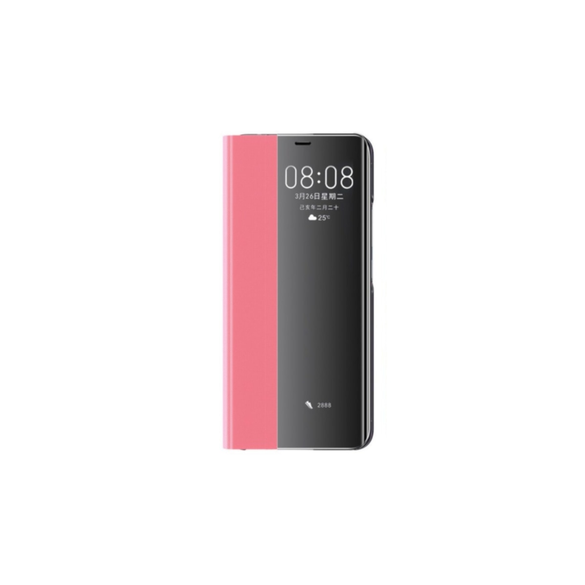 Husa de protectie pentru Huawei P30, Sleep Case, Roz Negru