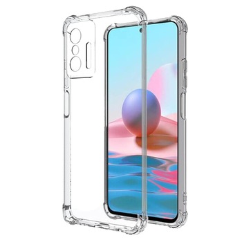 Husa SILKASE antishock pentru Xiaomi 11T/ 11T Pro, silicon, protectie camera, transparent Husa SILKASE antishock pentru Xiaomi 11T/ 11T Pro, silicon, protectie camera, transparent
