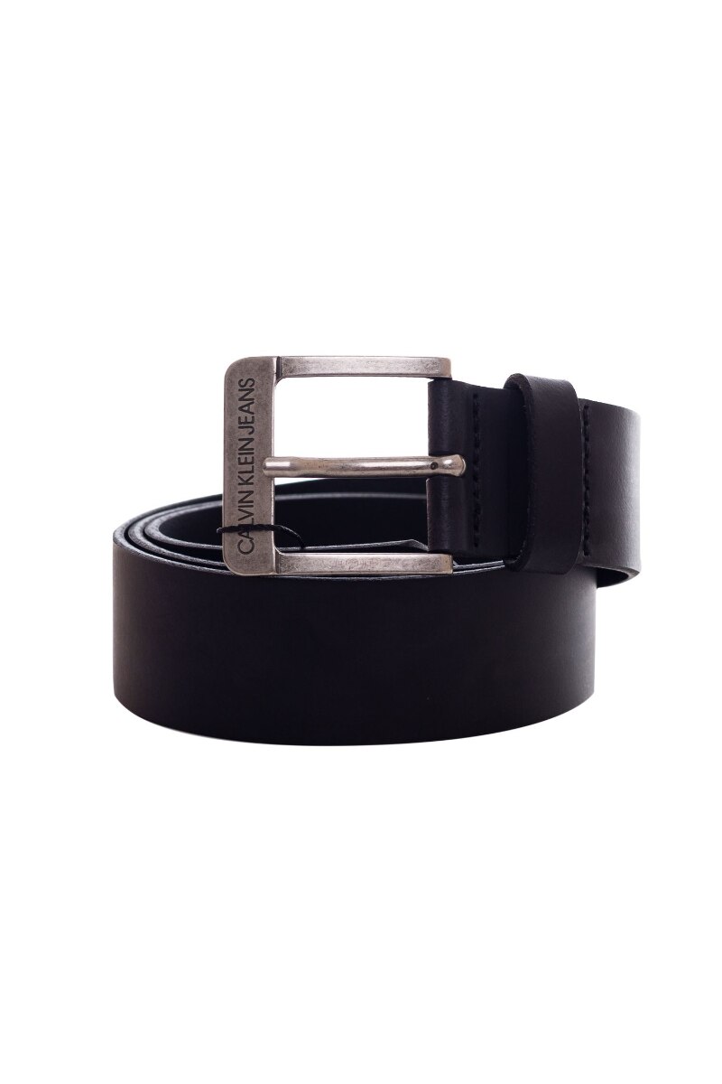 Curea dama, Calvin Klein Jeans, Piele, 110 cm, Negru