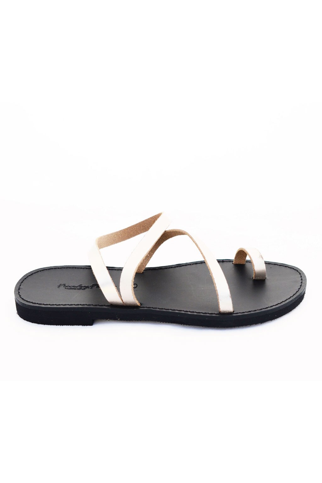 Sandale cu talpa joasa FUNKY DAY, grej metalic