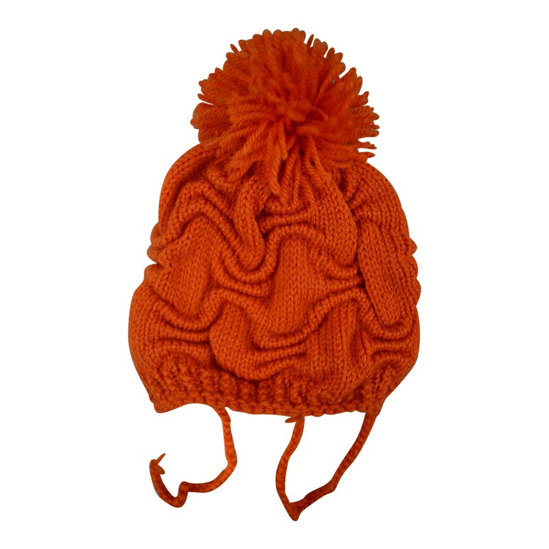 Caciula pentru fete Mini Junior CPFMJ-1210-74, Portocaliu 65267