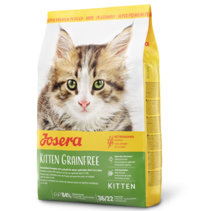 Hrana uscata pentru pisici Josera Kitten Grainfree, 400g