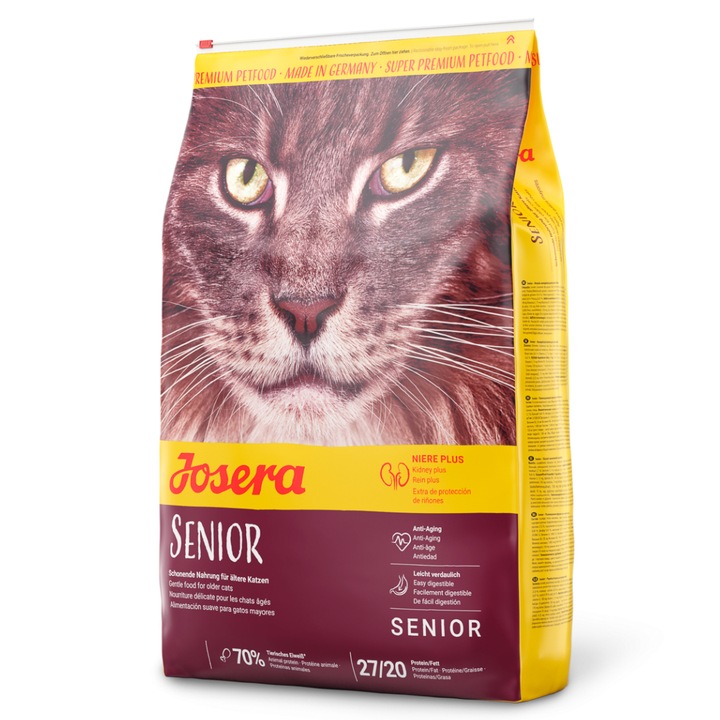 Hrana uscata pentru pisici varstnice JOSERA Cat Carismo Senior 10 kg