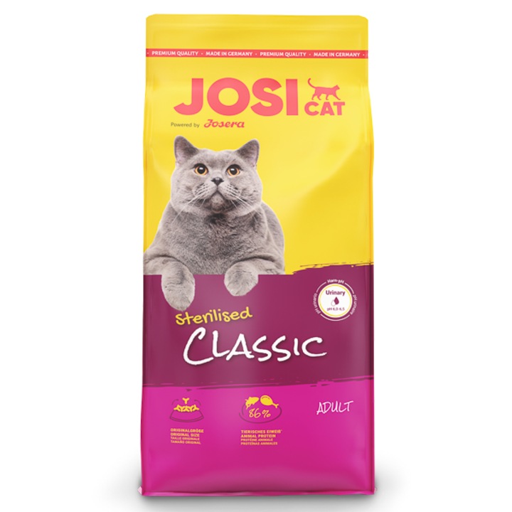 Суха храна за котки Josera, JosiCat Sterilized Classic, 18 кг