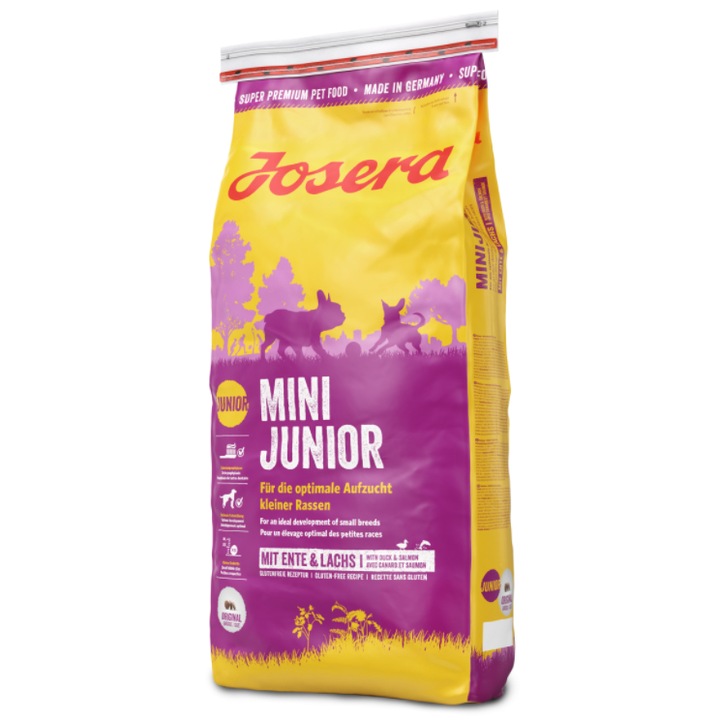 Суха храна за кучета Josera Mini Junior, 900 гр