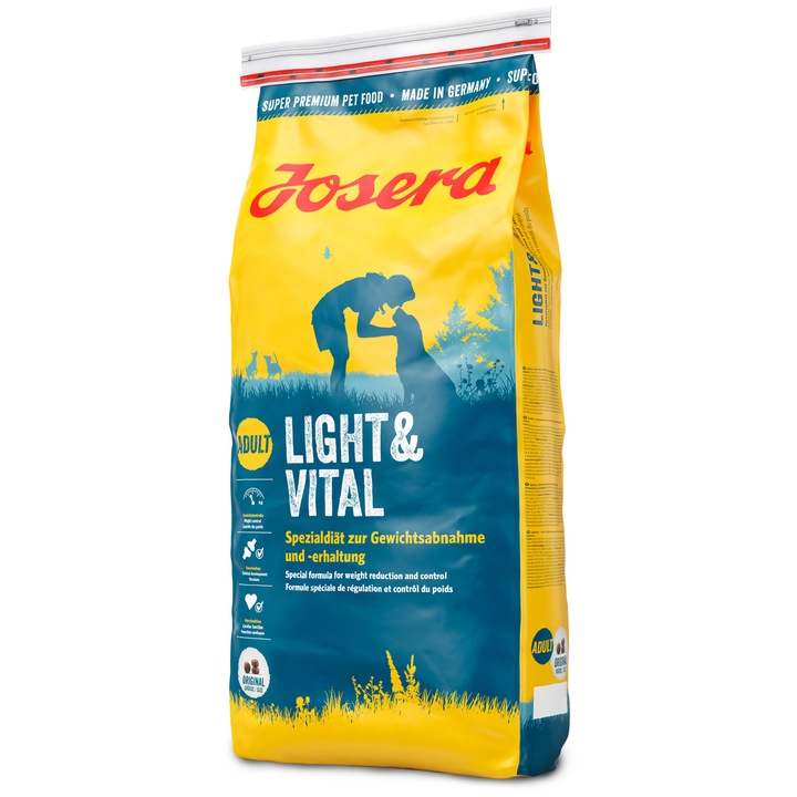 Суха храна за кучета Josera Light & Vital, 15 кг