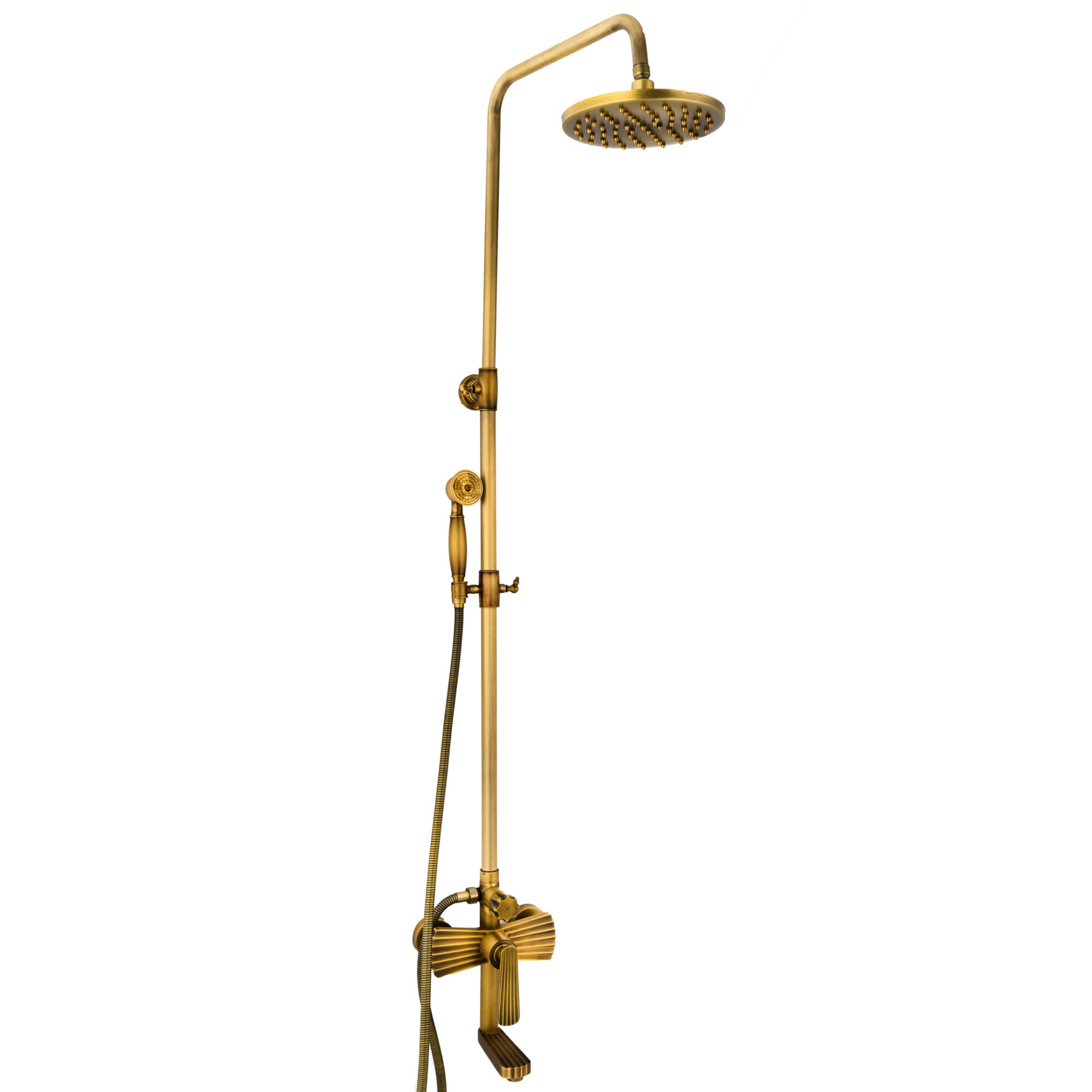 Coloana de dus TRENDY'S , bronz antichizat cu trei functii