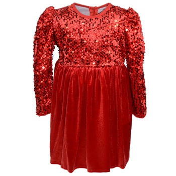 Rochie eleganta pentru fete Tylkomet TLY-12-122, Rosu 67454 Rochie eleganta pentru fete Tylkomet TLY-12-122, Rosu 67454