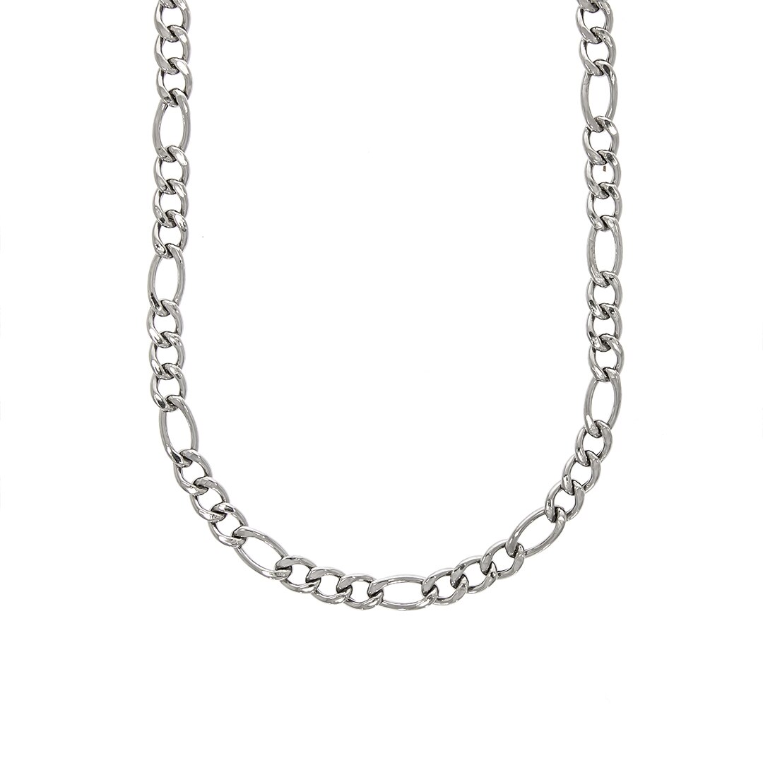 Lant Argint Barbatesc cu Zale Figaro