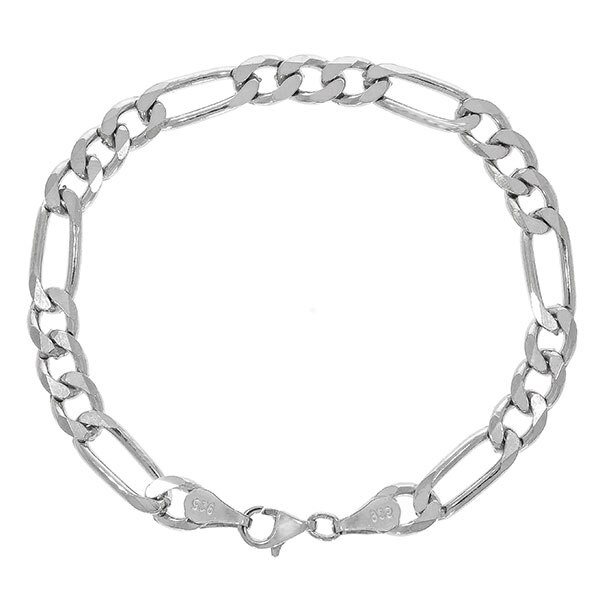 Bratara Argint Barbateasca cu Zale Tip Figaro