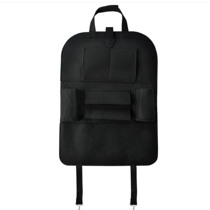 Organizator pentru scaun auto, Zola®, multifunctional, negru, 85x40cm