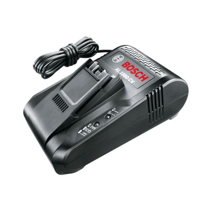 Бързо зарядно устройство Bosch 1600A011TZ, Съвместимо с Li-Ion батерия, Зарядно напрежение 14.4-18 V, Заряден ток 8 A