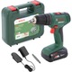 Masina de gaurit si insurubat (bormasina) pe acumulator Bosch EasyDrill 18V, 40 Nm cuplu maxim, mandrina rapida, 2 trepte, acumulator si incarcator inclus, geanta profesionala