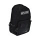 Rucsac sport casual cu logo, Kappa, Logo Cloyster, Negru / Alb