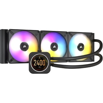 Cooler CPU Corsair H150i ELITE LCD Display , Racire cu lichid, 360mm Cooler CPU Corsair H150i ELITE LCD Display , Racire cu lichid, 360mm