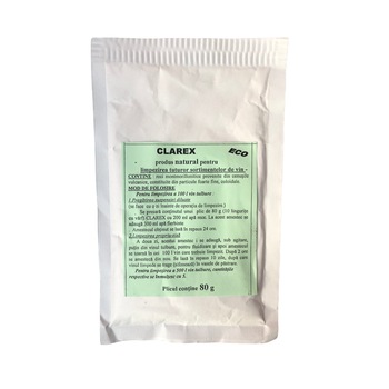 Pudra pentru limpezirea vinului Clarex, 80 g Pudra pentru limpezirea vinului Clarex, 80 g