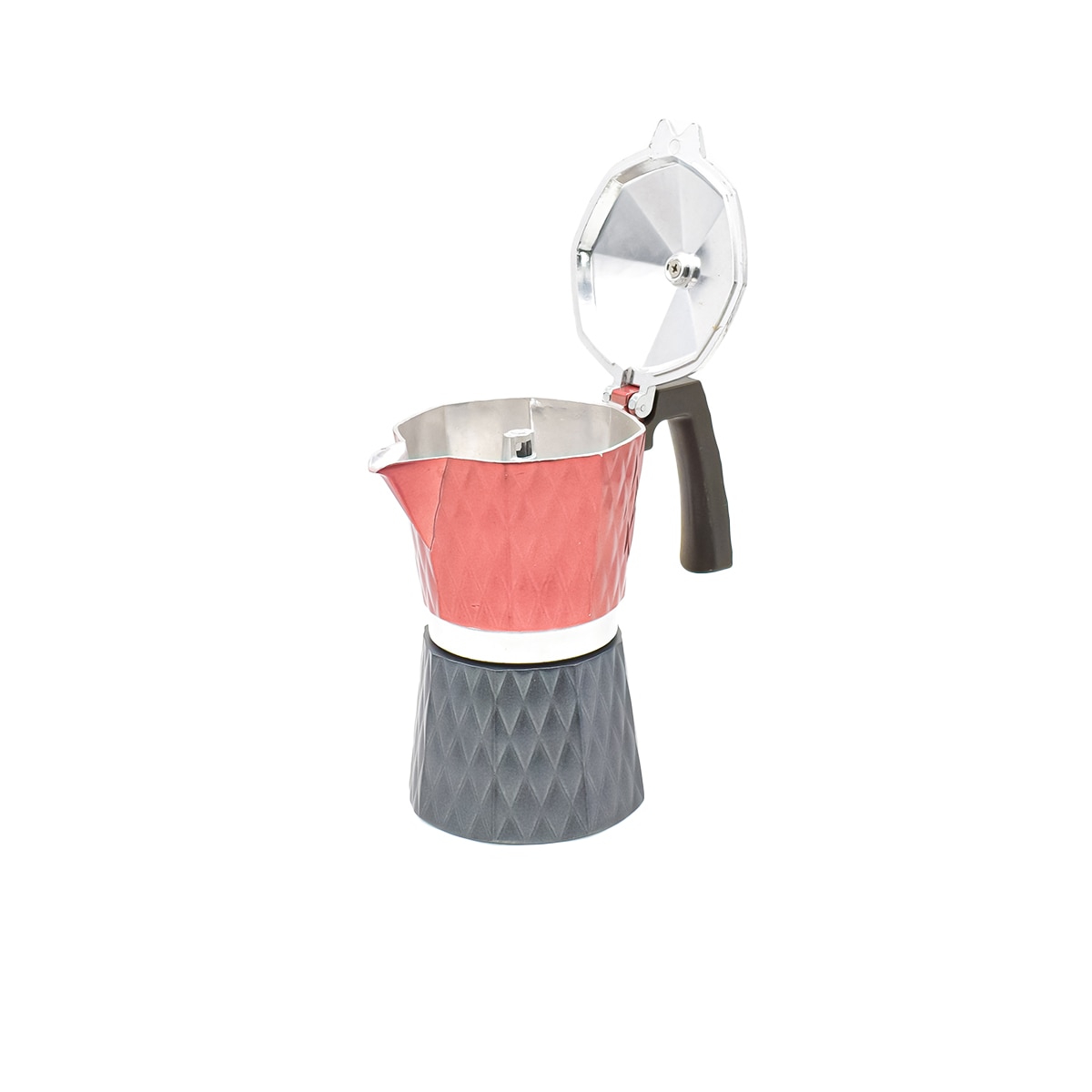 Cafetiera MOKA, 3 cafele, D3406, Rosu/Negru - eMAG.ro