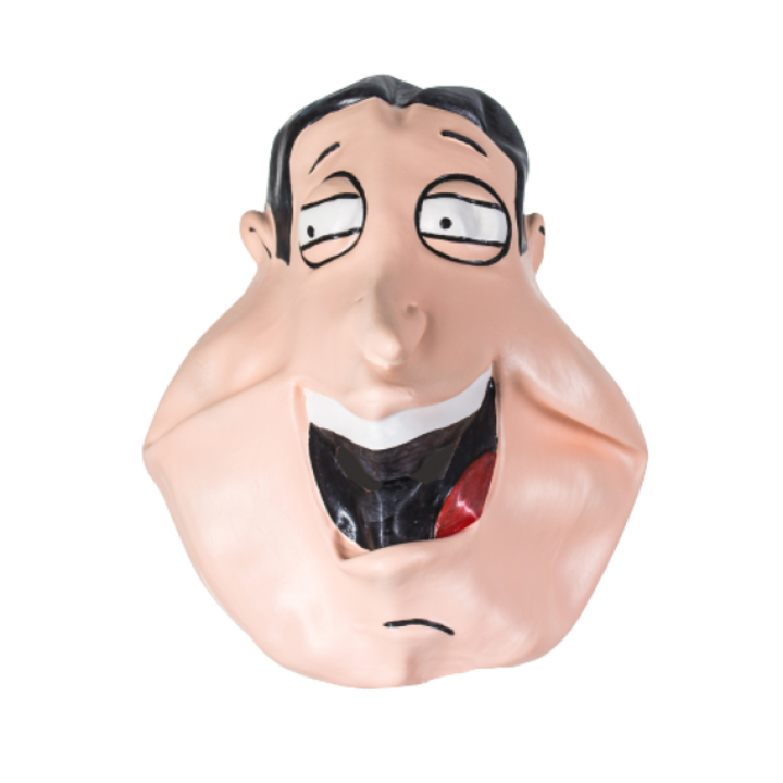 Masca Din Latex, Quagmire, Carnaval, Perfecta Pentru Halloween Si Petreceri Tematice, Multicolor, Dimensiune Universala