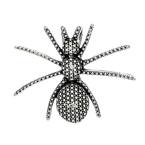 Pandantiv Argint Antichizat in Forma de Paianjen, 3x4cm