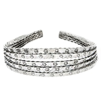 Bratara Argint Antichizat Fixa Gravata 5.6 x 5cm interior, 2.1 cm latime Bratara Argint Antichizat Fixa Gravata 5.6 x 5cm interior, 2.1 cm latime