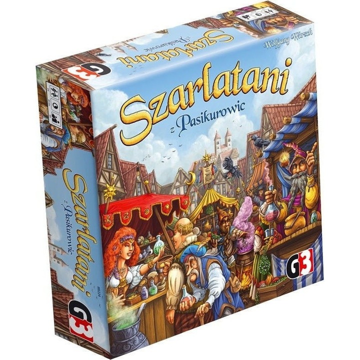 Játék G3 Sarlatánok Pasikurowicéből, 2-4 játékos, többszínű