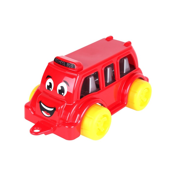 Автобус Technok Toys, 26,4 х 12,2 х 9 см, червен