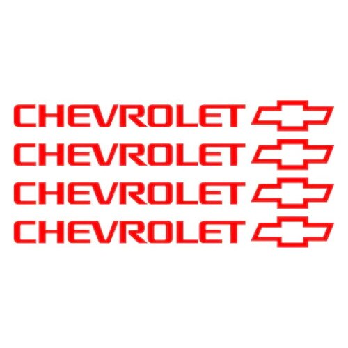 Set stickere manere, Chevrolet, Culoare Rosie