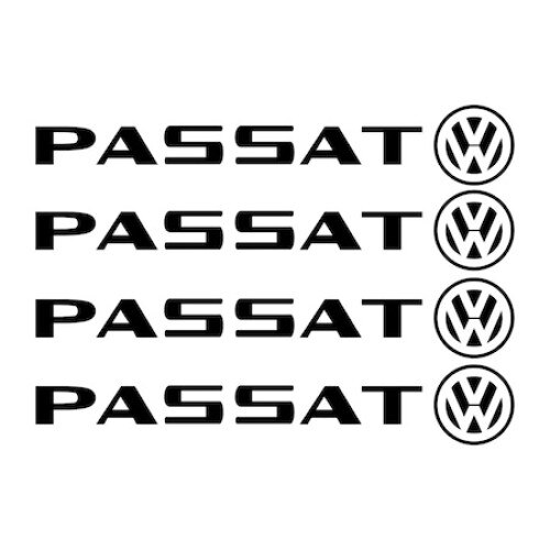 Set stickere manere Passat, Culoare Negru
