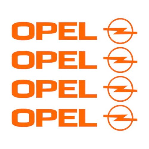 Set stickere manere Opel, Culoare Portocalie