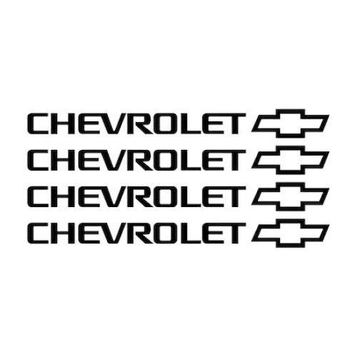 Set stickere manere Chevrolet, Culoare Neagra