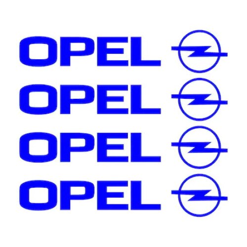 Set stickere manere Opel, Culoare Albastra