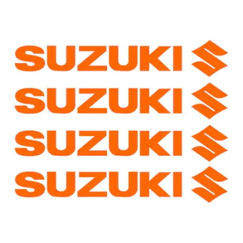 Set stickere manere Suzuki, Culoare Portocalie