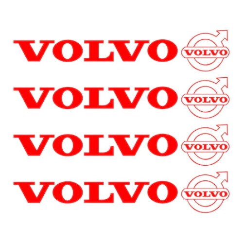 Set stickere manere Volvo, Culoare Rosie