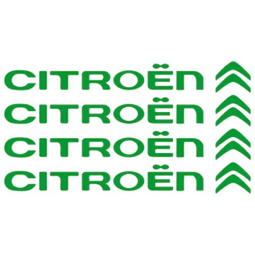 Set stickere manere Citroen, Culoare Verde