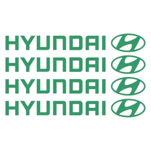 Set stickere manere Hyundai, Culoare Verde