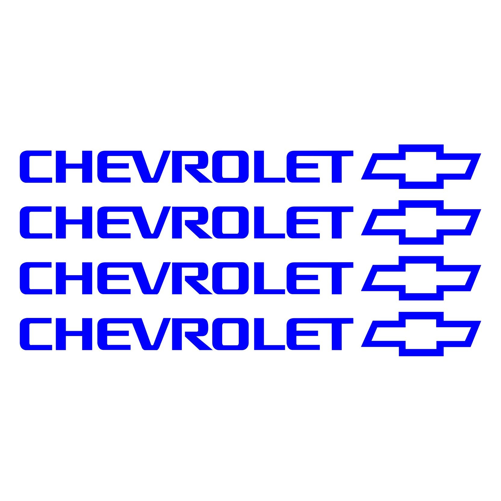Set stickere manere Chevrolet, Culoare Albastra