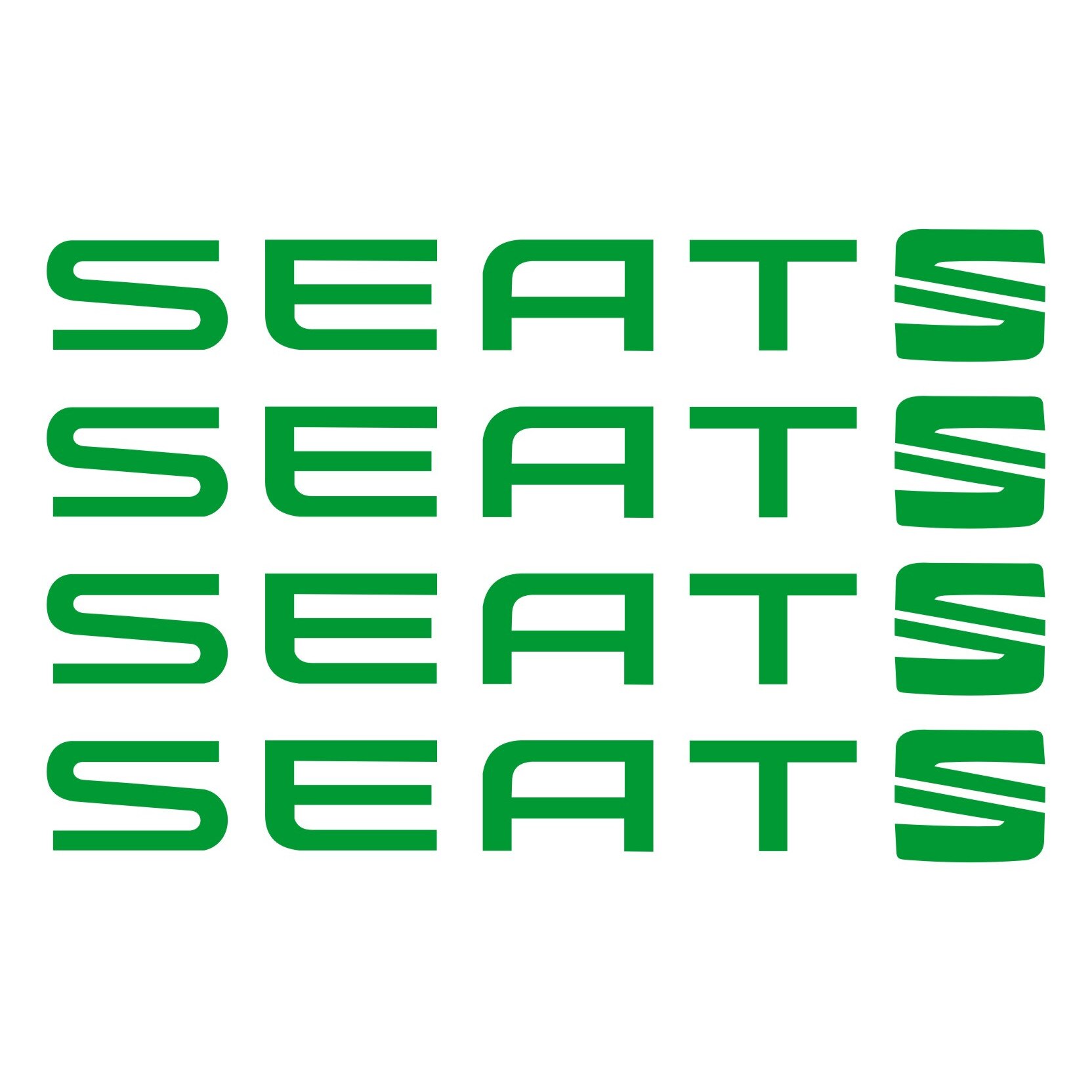 Set stickere manere Seat, Culoare Verde