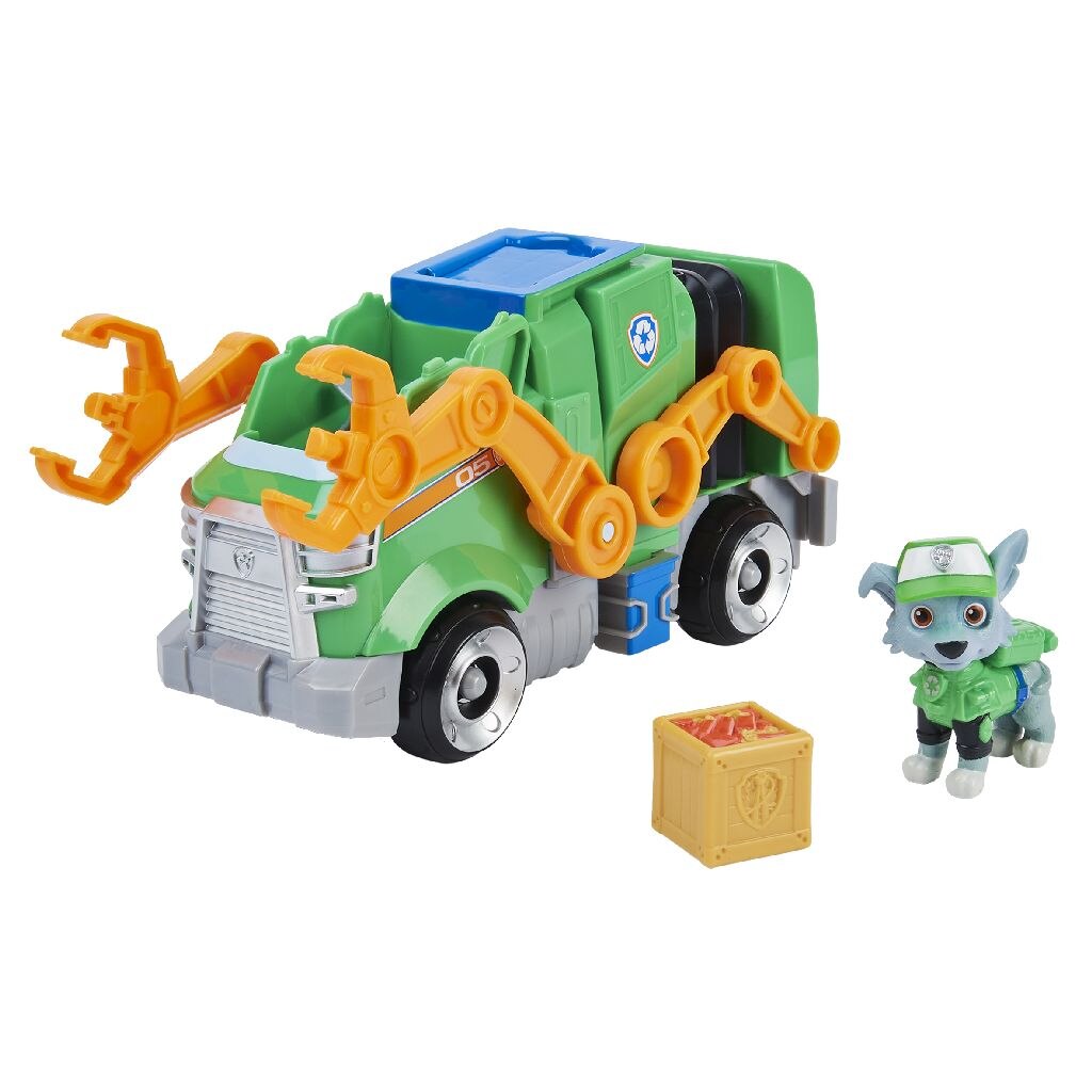 Jucarie Vehicul Paw Patrol The Movie - Rocky si Camionul de reciclare