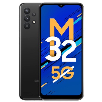 Telefon mobil Samsung Galaxy M32 5G, Dual SIM, 128GB, 6GB RAM, Slate Black Telefon mobil Samsung Galaxy M32 5G, Dual SIM, 128GB, 6GB RAM, Slate Black