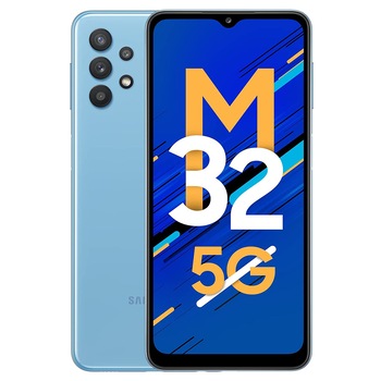 Telefon mobil Samsung Galaxy M32 5G, Dual SIM, 128GB, 6GB RAM, Sky Blue Telefon mobil Samsung Galaxy M32 5G, Dual SIM, 128GB, 6GB RAM, Sky Blue