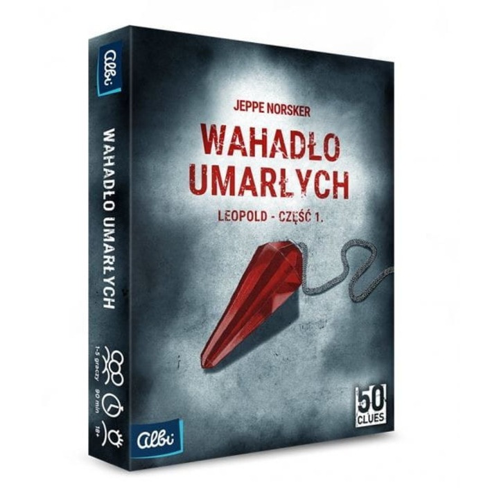 Társasjáték, Wahadlo Umarlych, Fehér, 1-5 játékos, +18 év, Többszínű