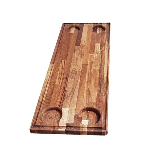 Platou servire aperitiv si branzeturi din lemn masiv 78 x 29 x 3,5 cm
