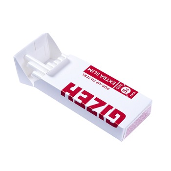 Filtre pentru rulat tigari Gizeh Pop-Up Extra Slim 5,3mm, 126 bucati Filtre pentru rulat tigari Gizeh Pop-Up Extra Slim 5,3mm, 126 bucati