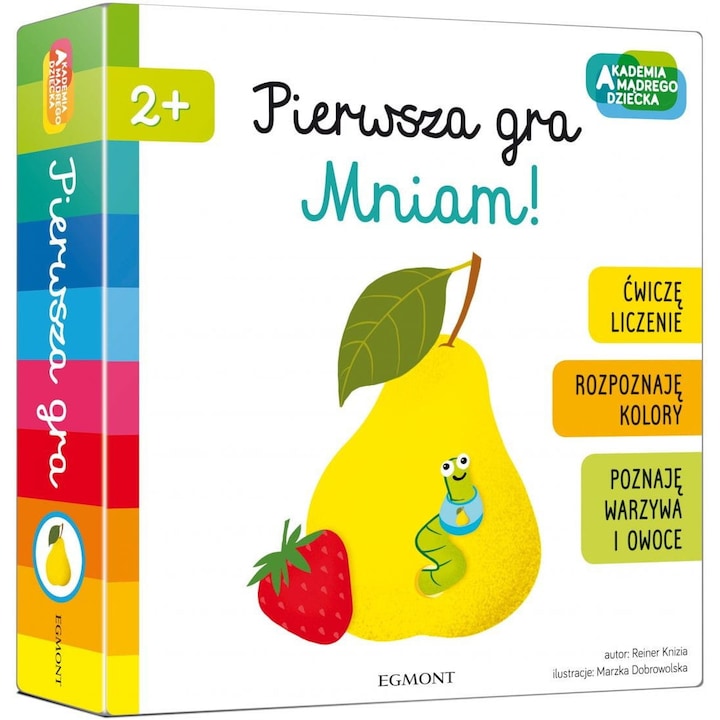 Oktatási játék Egmont, Yumri, Gyümölcsök/zöldségek/színek tanulása, 2 év+, Többszínű