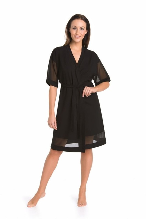 Халат за баня Betti, Teyli, Черен