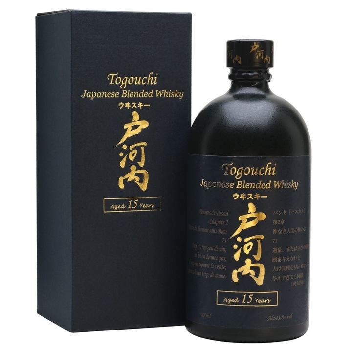 Whisky Togouchi, Japanese Premium, 15 YO, 40%, Cutie, 0.7l