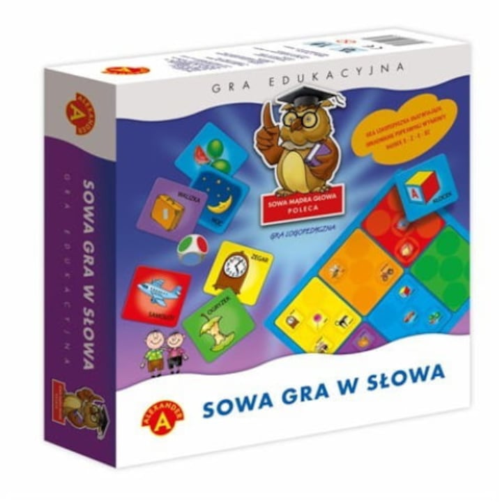 Joc The Owl Game, The Word Game, Alexander, 2-6 Jucatori, 3+