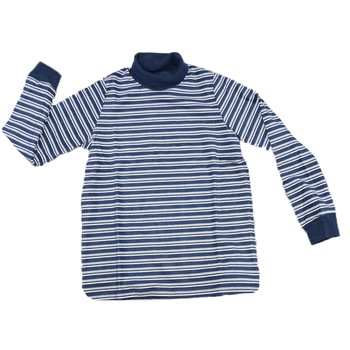 Bluza cu guler inalt pentru copii Atut BL6907-A-146, Albastru 146 CM Bluza cu guler inalt pentru copii Atut BL6907-A-146, Albastru 146 CM