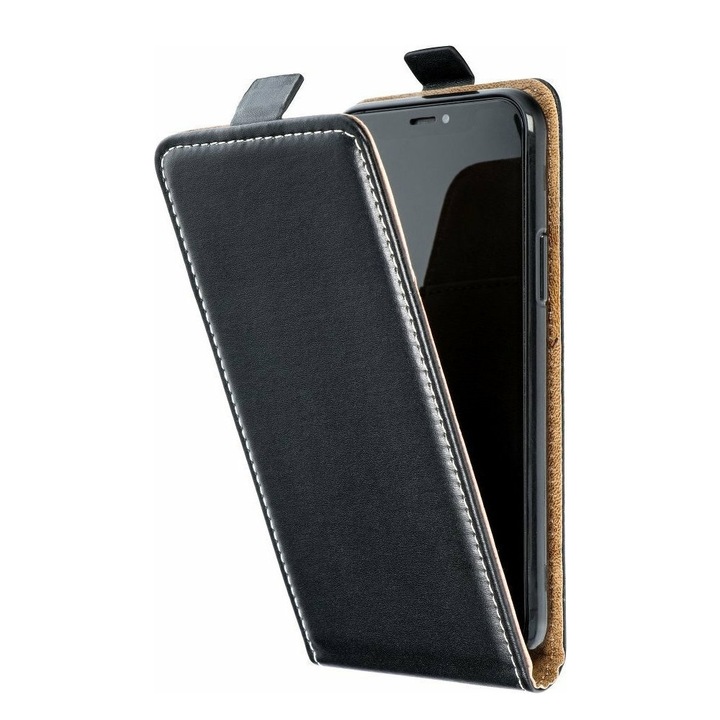 Кейс за телефон Xiaomi Poco X6 5G - черен флекси флип кейс