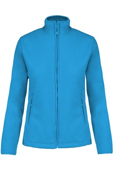 Jacheta fleece femei, Kariban Maureen K907, Tropical Blue Jacheta fleece femei, Kariban Maureen K907, Tropical Blue